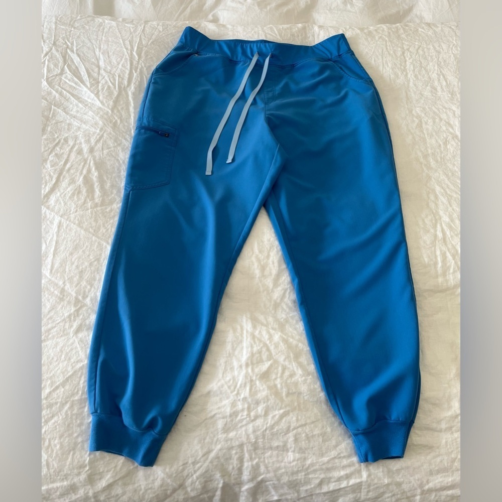 FIGS | Women’s SZ XXL | Zamora Scrub Joggers Blue 6 Pockets Yoga Drawstring